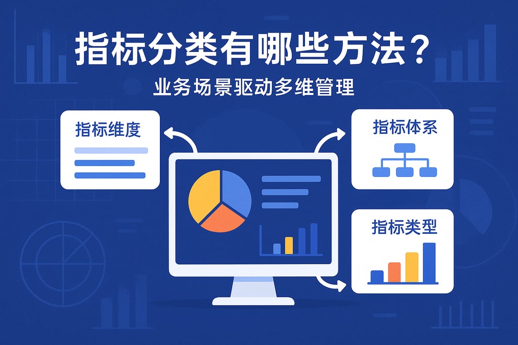 指标分类有哪些方法？业务场景驱动多维管理