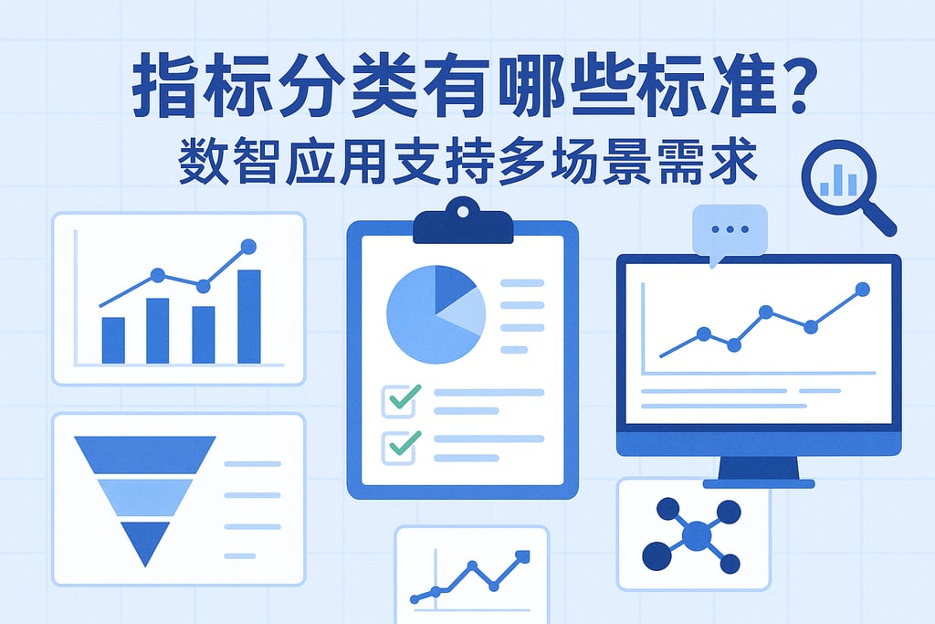 指标分类有哪些标准？数智应用支持多场景需求