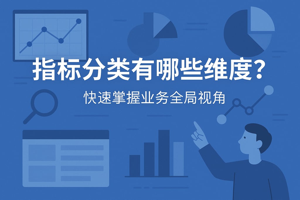 指标分类有哪些维度？快速掌握业务全局视角
