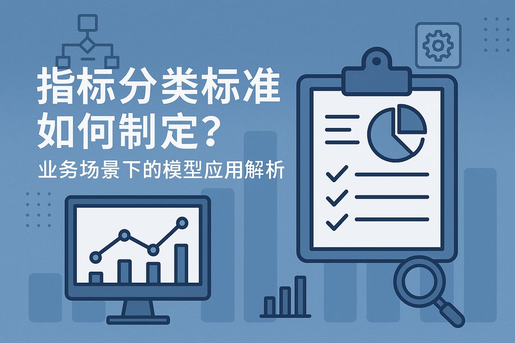 指标分类标准如何制定？业务场景下的模型应用解析