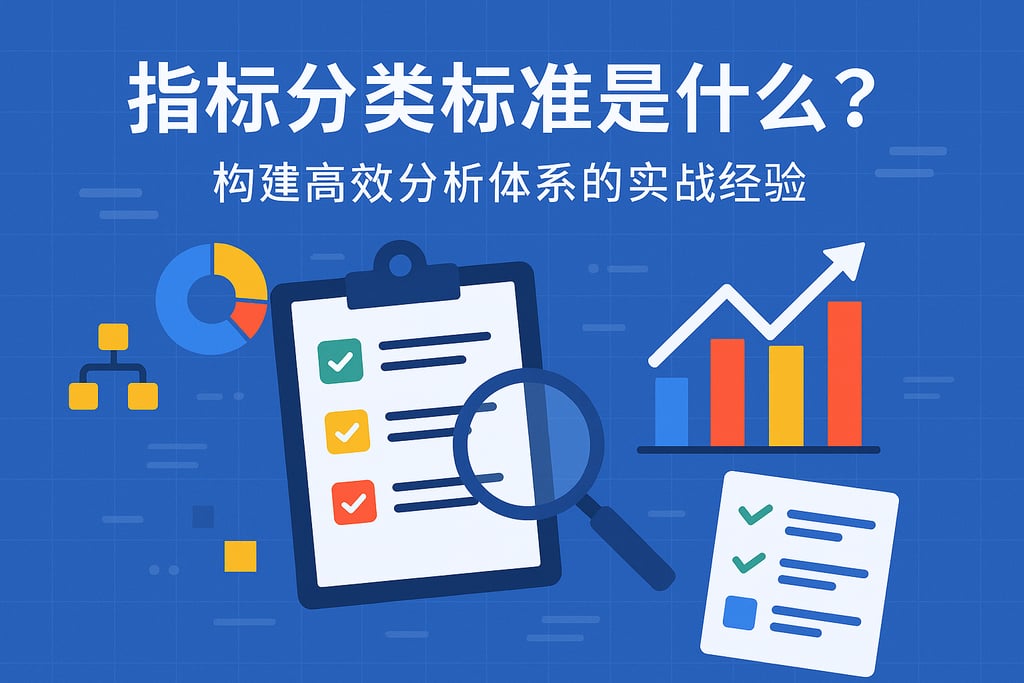 指标分类标准是什么？构建高效分析体系的实战经验