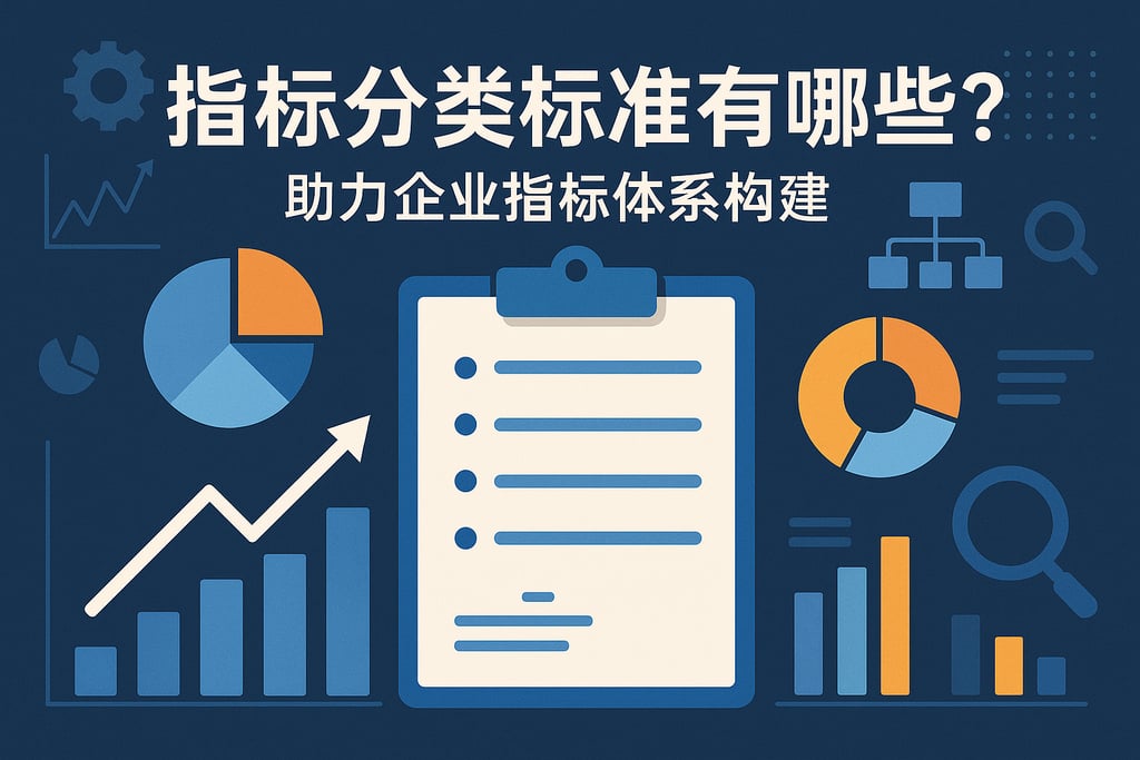 指标分类标准有哪些？助力企业指标体系构建