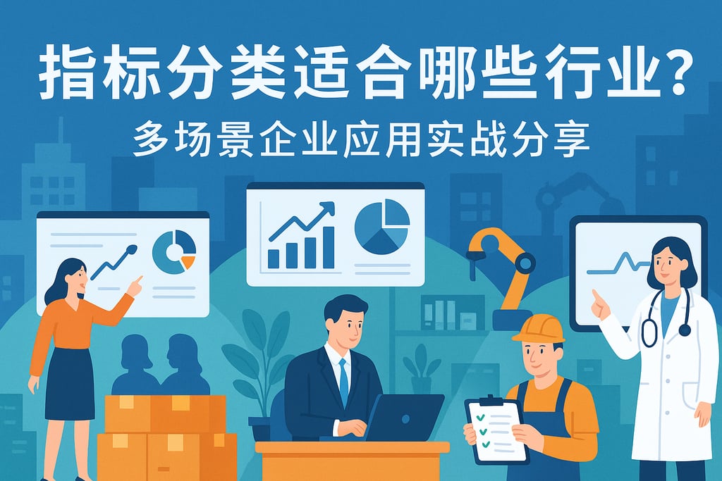 指标分类适合哪些行业？多场景企业应用实战分享