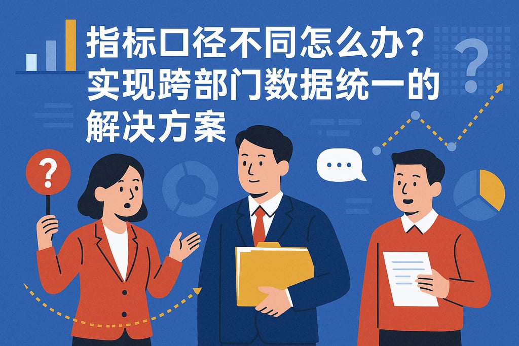 指标口径不同怎么办？实现跨部门数据统一的解决方案