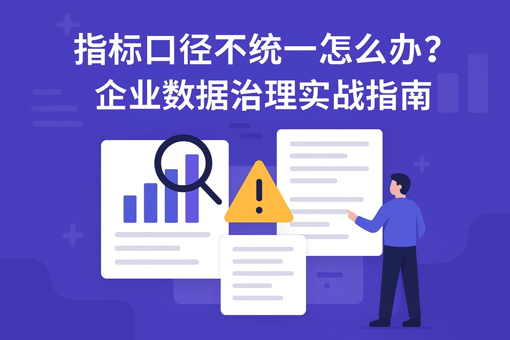指标口径不统一怎么办？企业数据治理实战指南