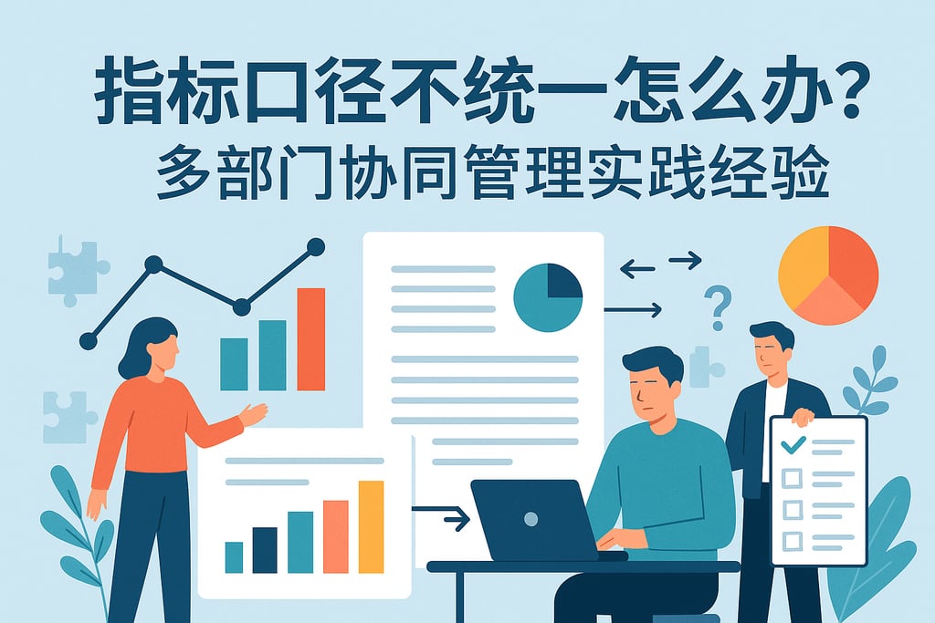指标口径不统一怎么办？多部门协同管理实践经验