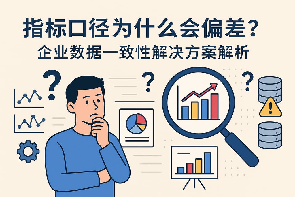 指标口径为什么会偏差？企业数据一致性解决方案解析