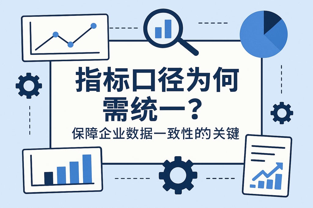 指标口径为何需统一？保障企业数据一致性的关键