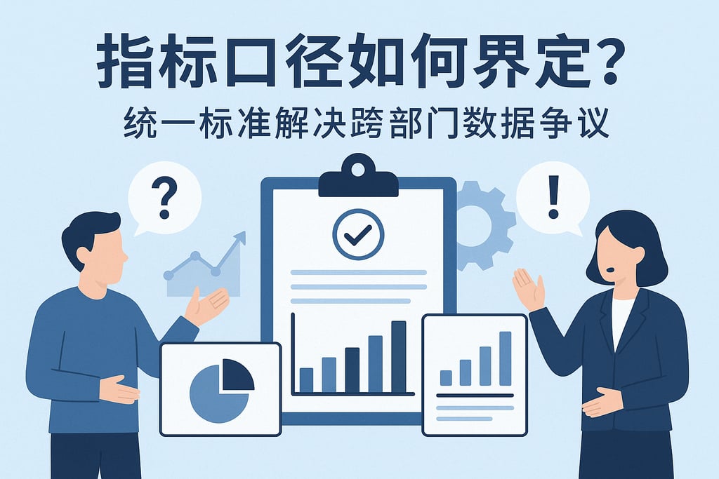 指标口径如何界定？统一标准解决跨部门数据争议