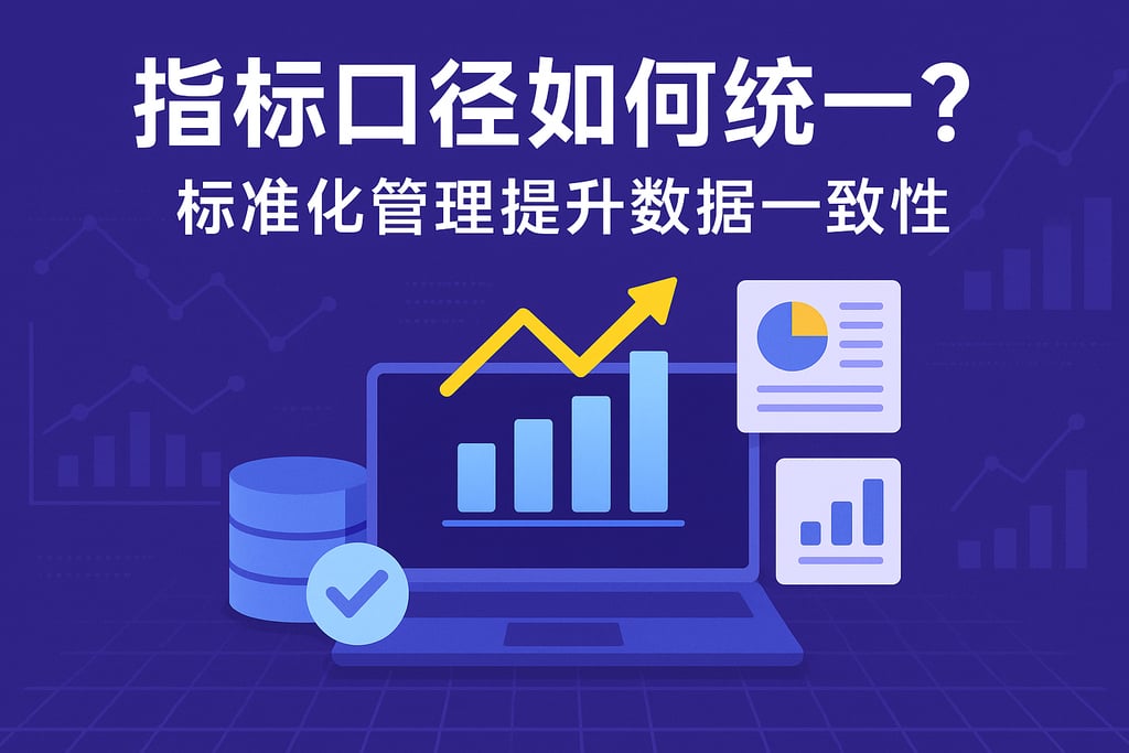 指标口径如何统一？标准化管理提升数据一致性