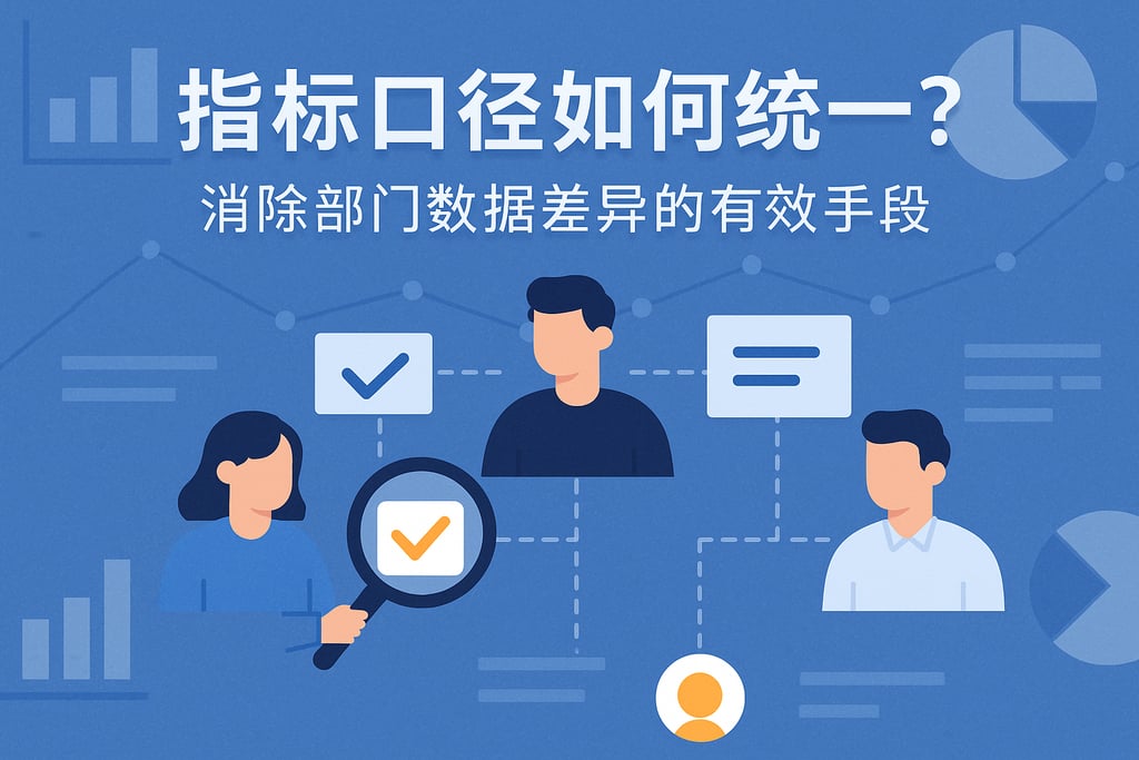 指标口径如何统一？消除部门数据差异的有效手段