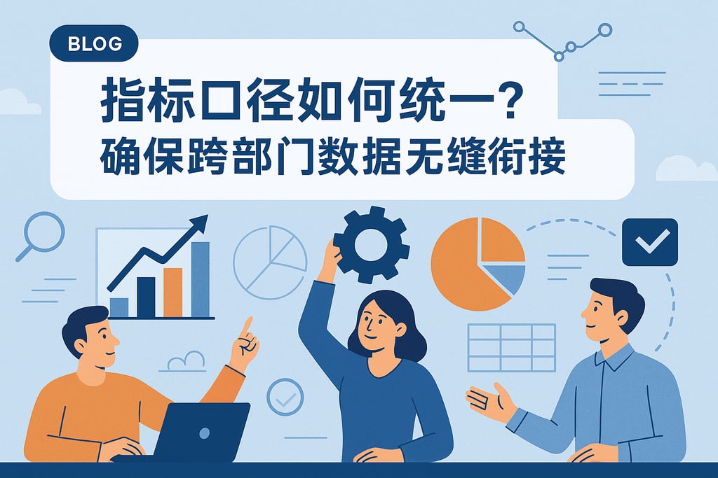 指标口径如何统一？确保跨部门数据无缝衔接