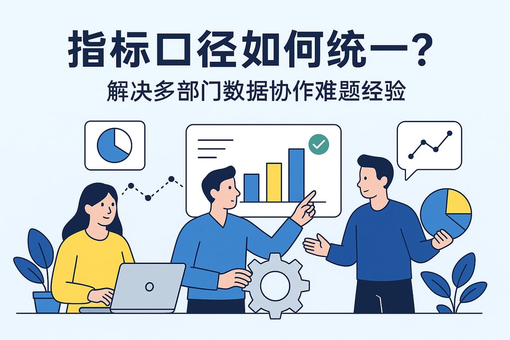 指标口径如何统一？解决多部门数据协作难题经验