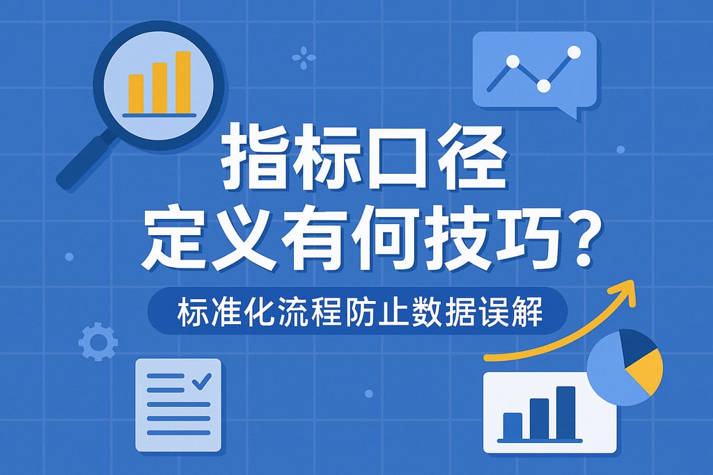 指标口径定义有何技巧？标准化流程防止数据误解