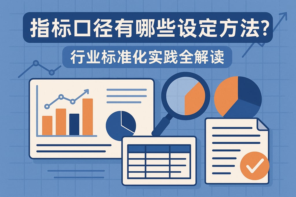 指标口径有哪些设定方法？行业标准化实践全解读