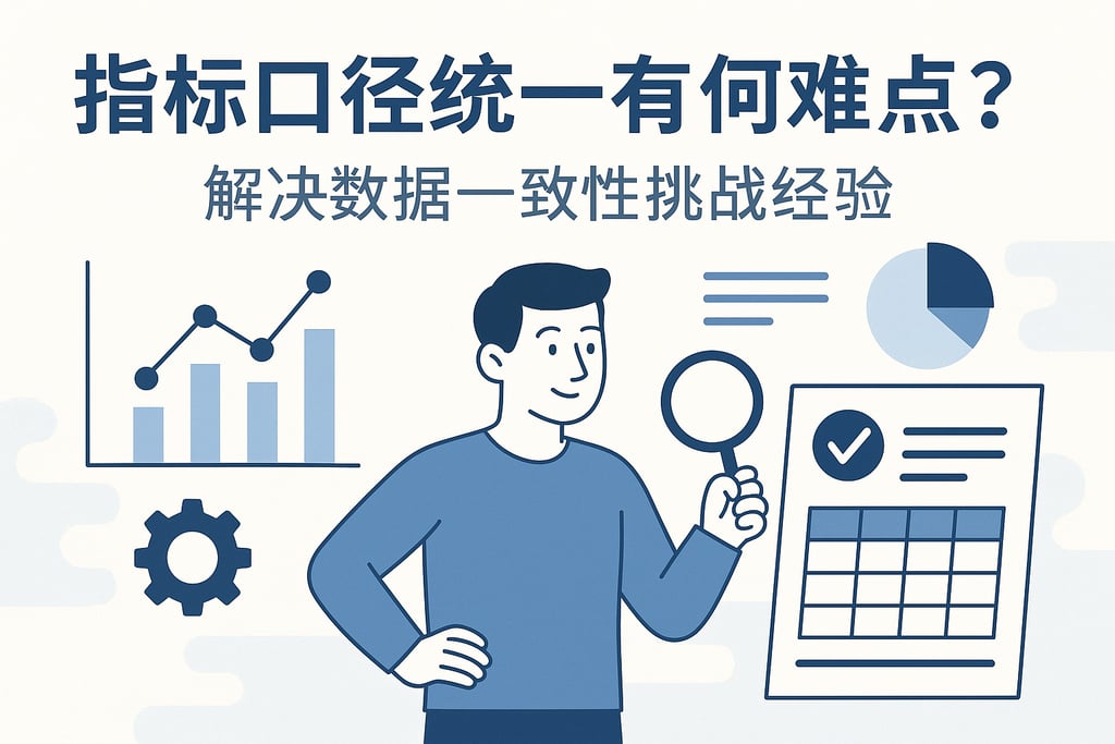 指标口径统一有何难点？解决数据一致性挑战经验
