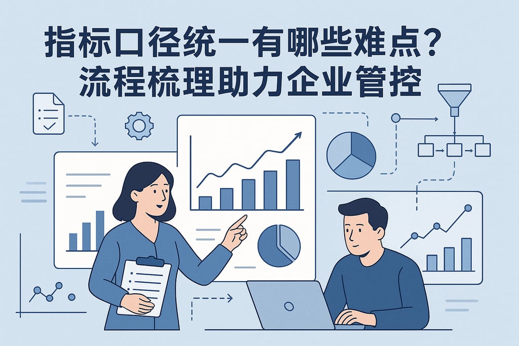 指标口径统一有哪些难点？流程梳理助力企业管控