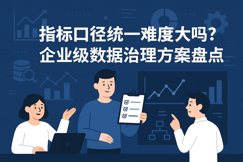 指标口径统一难度大吗？企业级数据治理方案盘点