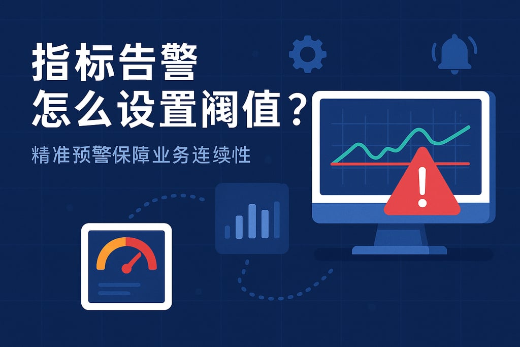 指标告警怎么设置阈值？精准预警保障业务连续性