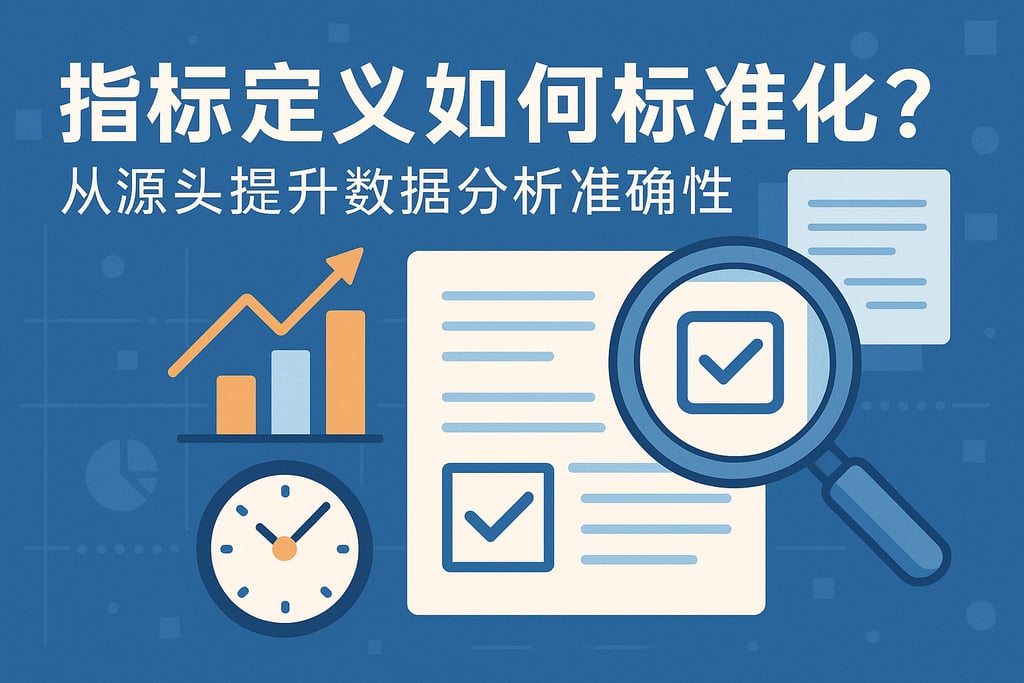 指标定义如何标准化？从源头提升数据分析准确性