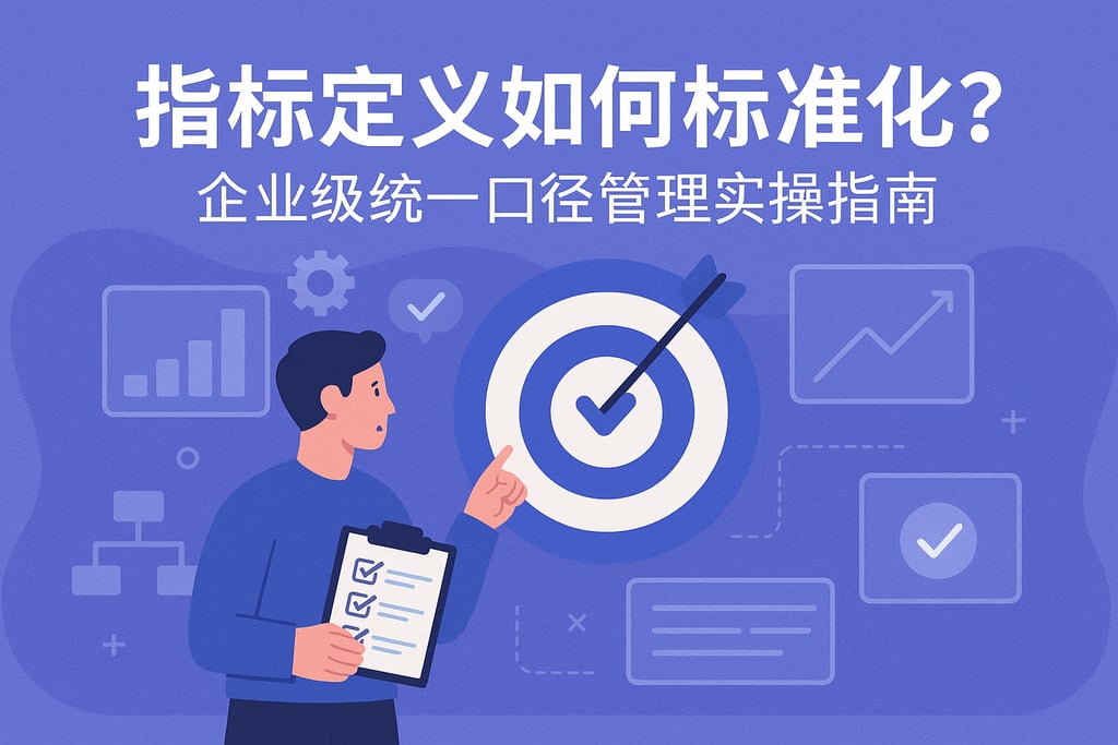 指标定义如何标准化？企业级统一口径管理实操指南