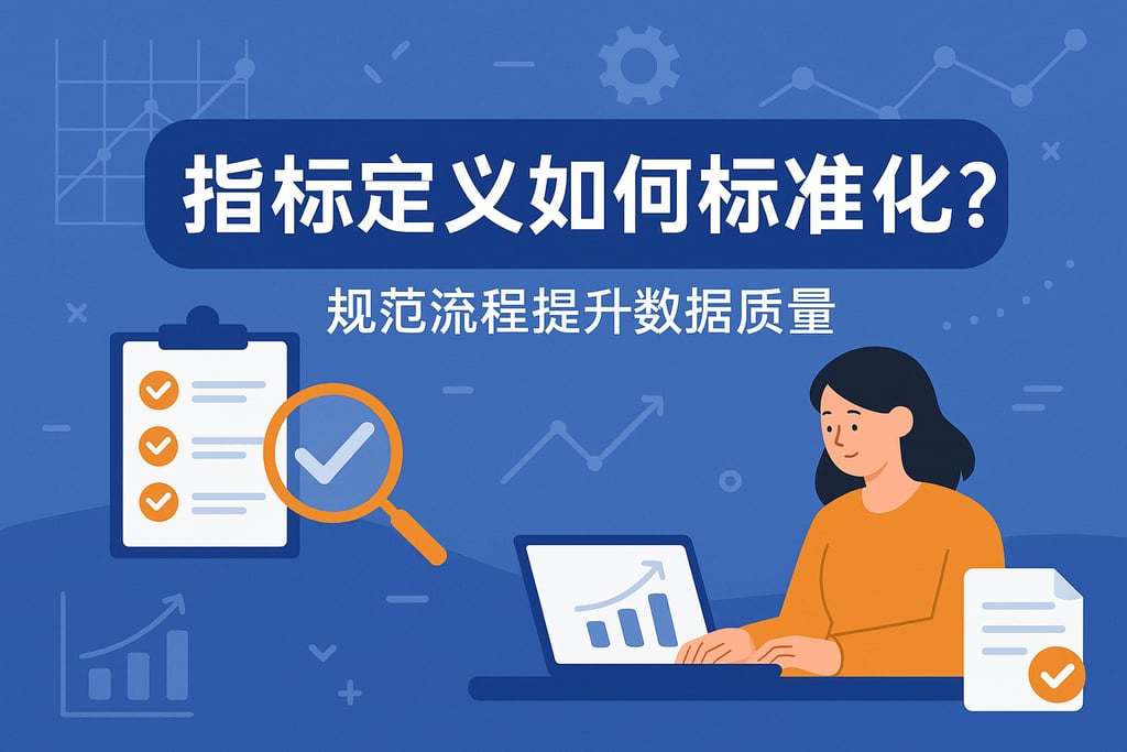 指标定义如何标准化？规范流程提升数据质量