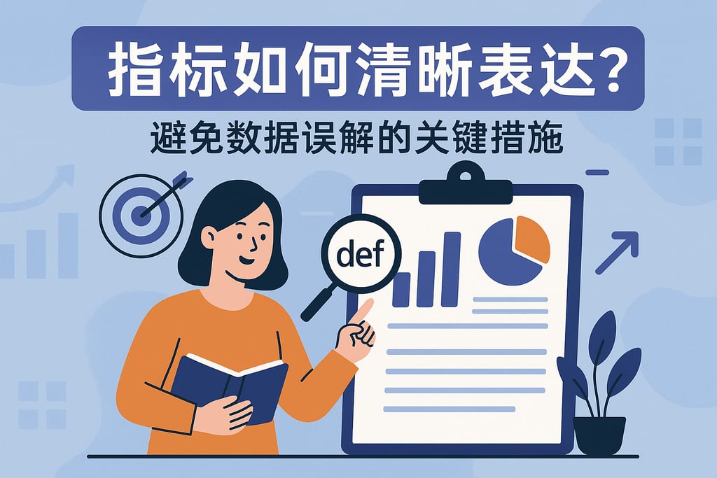 指标定义如何清晰表达？避免数据误解的关键措施