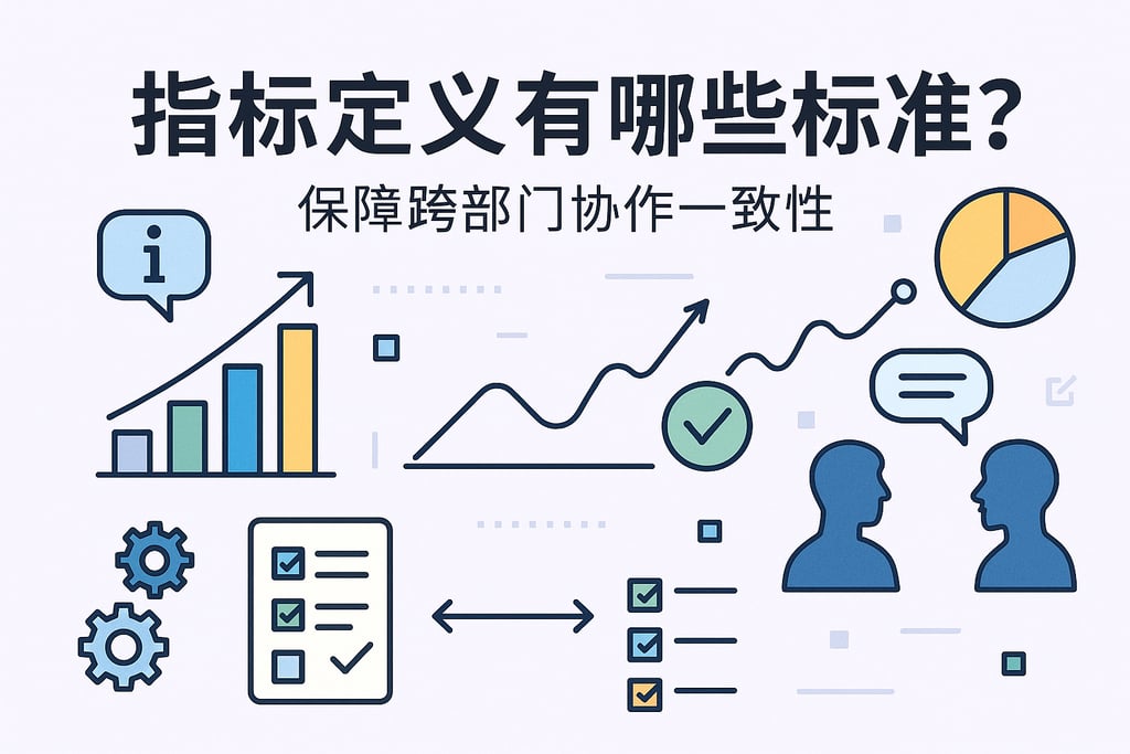 指标定义有哪些标准？保障跨部门协作一致性