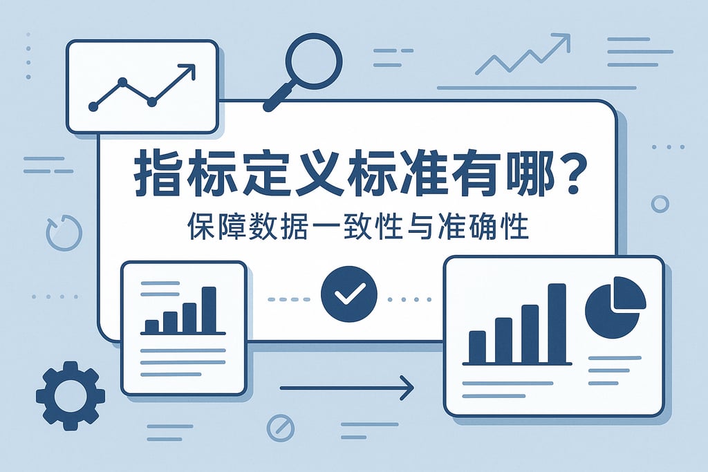 指标定义标准有哪些？保障数据一致性与准确性