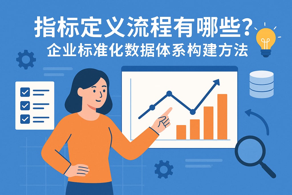 指标定义流程有哪些？企业标准化数据体系构建方法