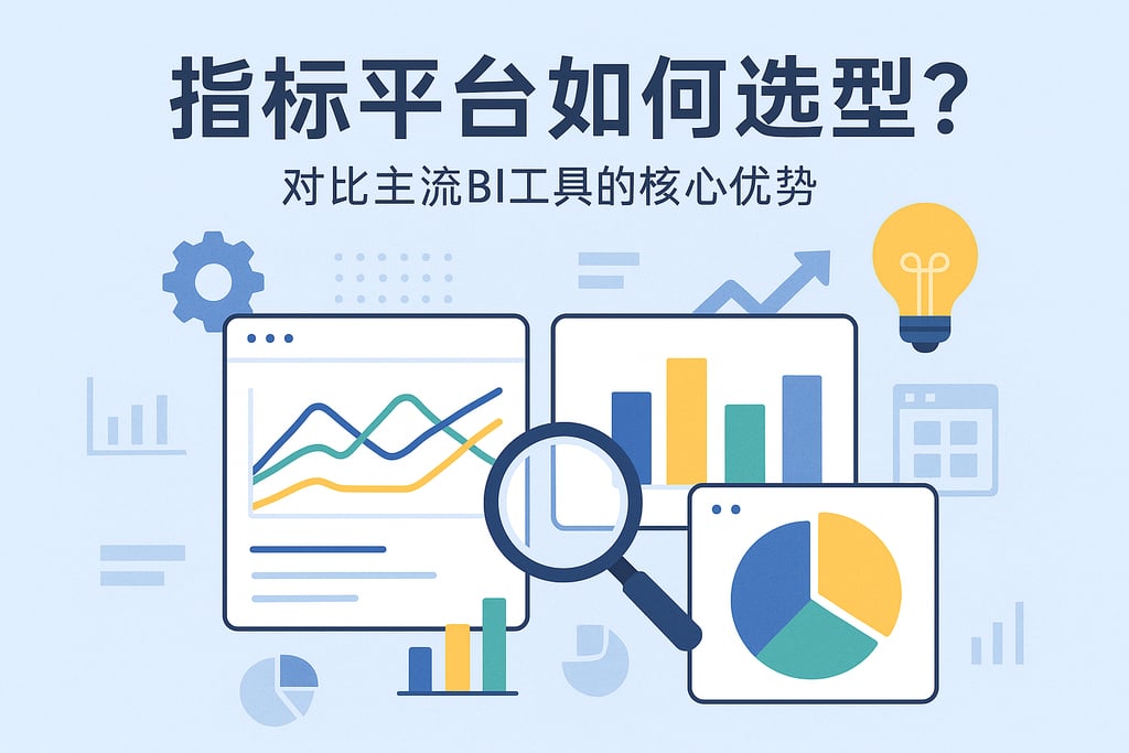 指标平台如何选型？对比主流BI工具的核心优势