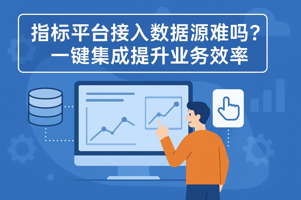 指标平台接入数据源难吗？一键集成提升业务效率