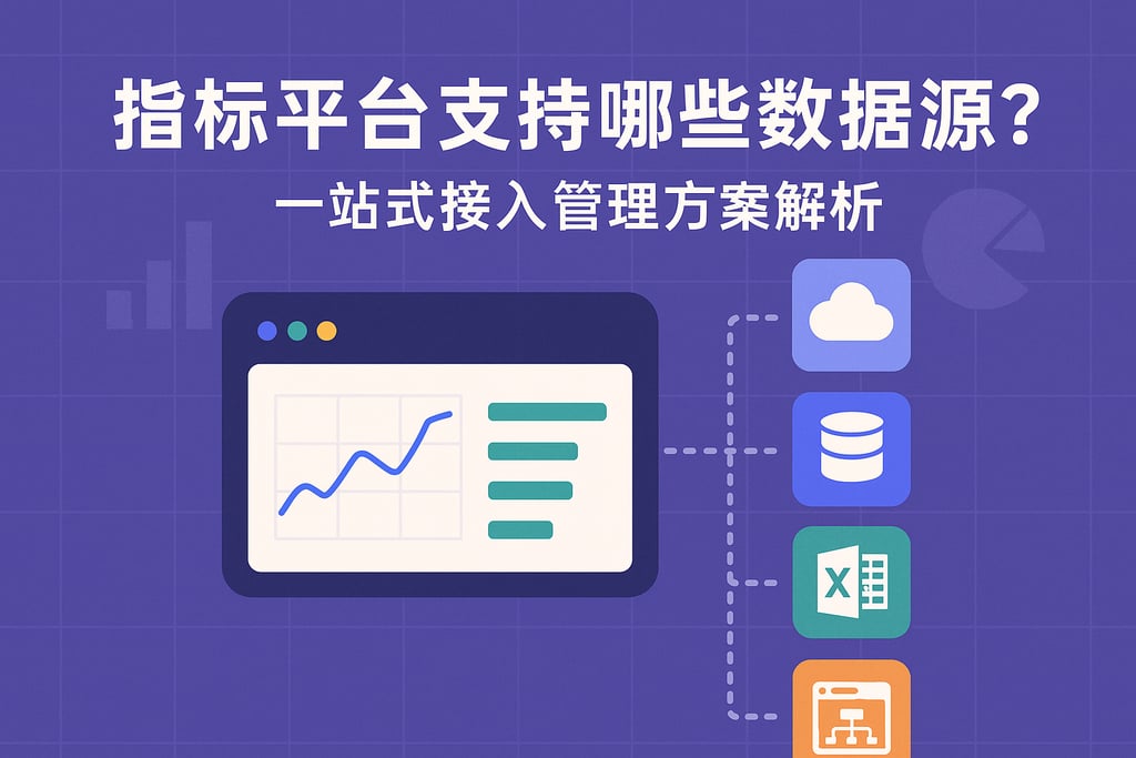 指标平台支持哪些数据源？一站式接入管理方案解析