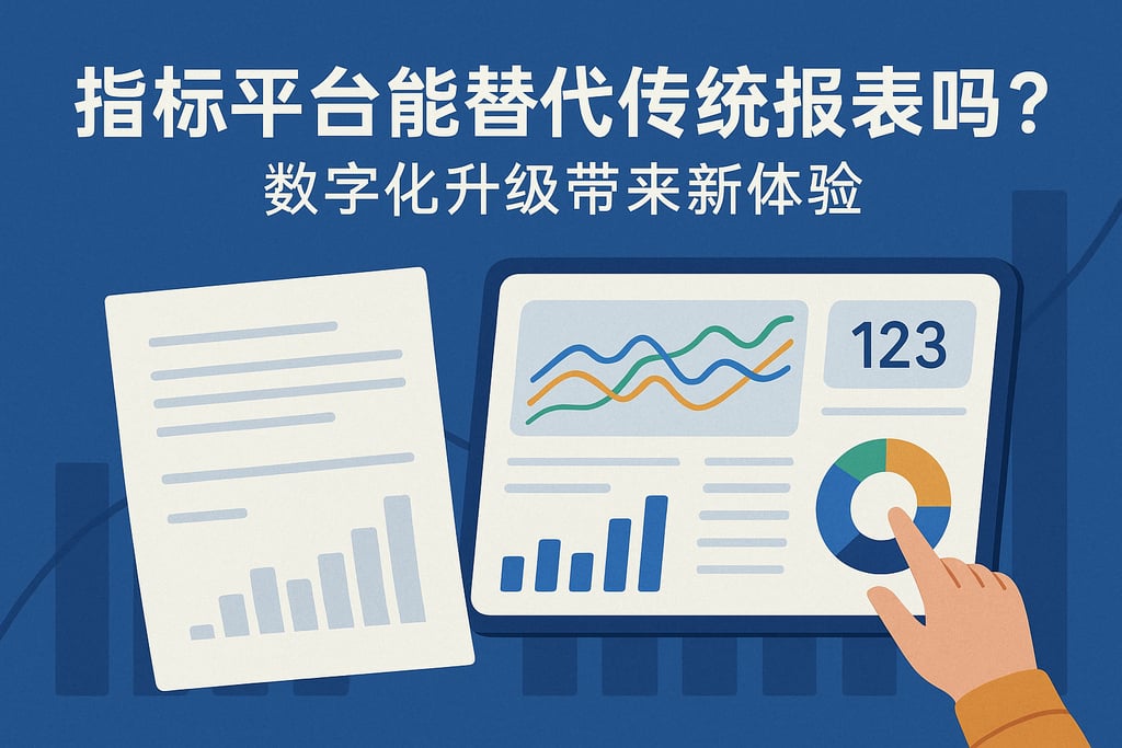 指标平台能替代传统报表吗？数字化升级带来新体验