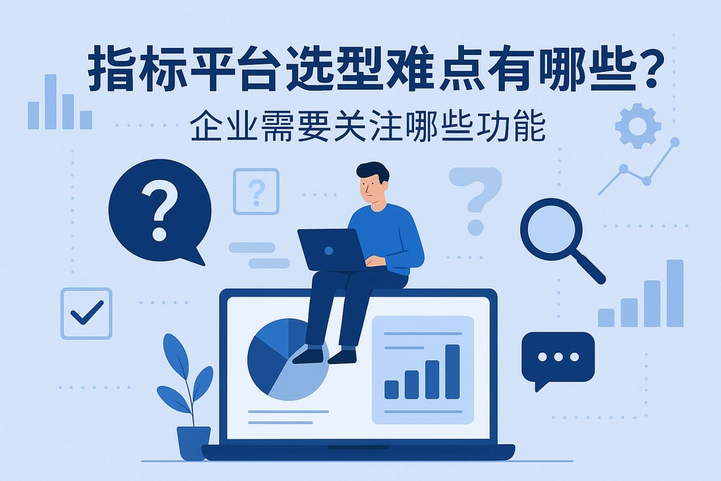 指标平台选型难点有哪些？企业需要关注哪些功能