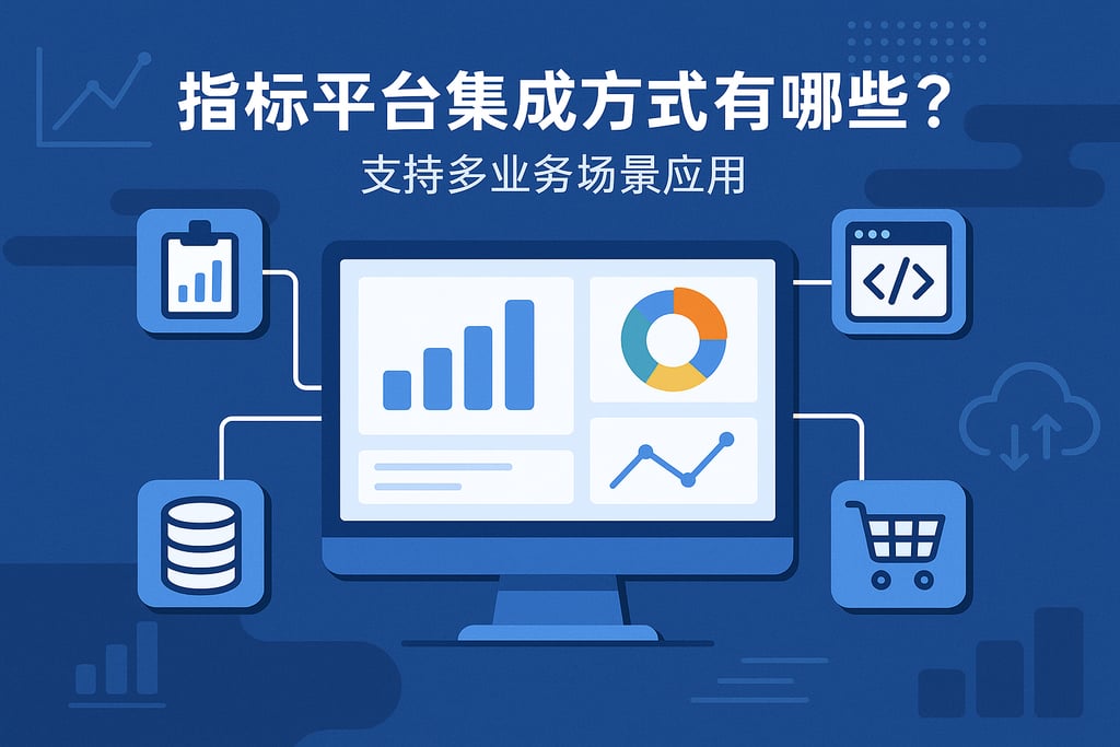 指标平台集成方式有哪些？支持多业务场景应用
