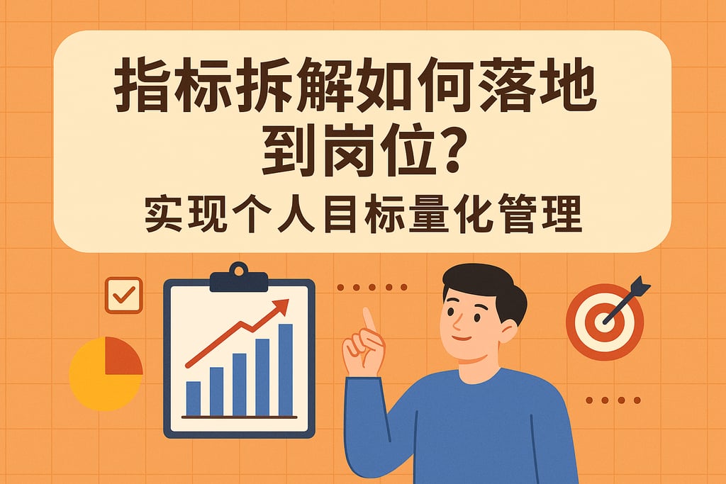 指标拆解如何落地到岗位？实现个人目标量化管理