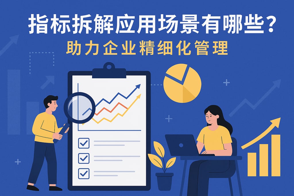 指标拆解应用场景有哪些？助力企业精细化管理