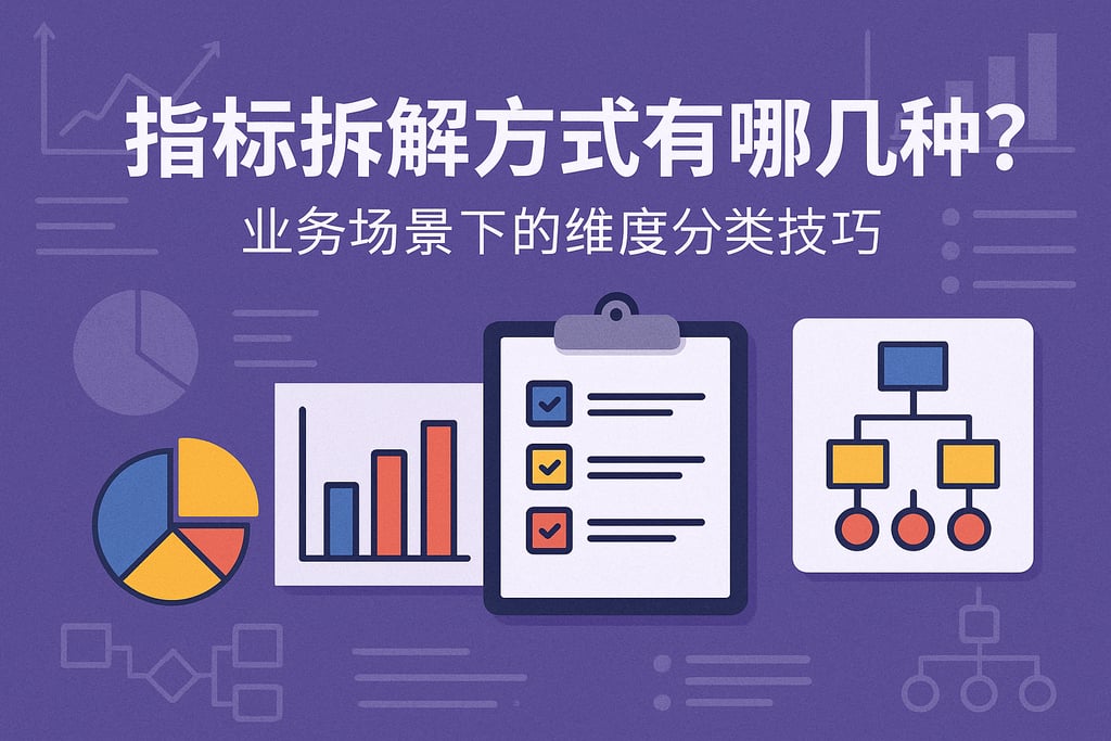 指标拆解方式有哪几种？业务场景下的维度分类技术