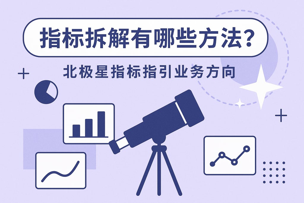 指标拆解有哪些方法？北极星指标指引业务方向
