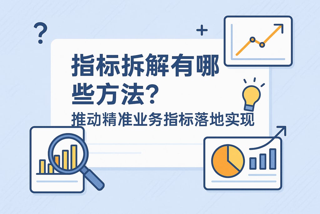 指标拆解有哪些方法？推动精准业务指标落地实现