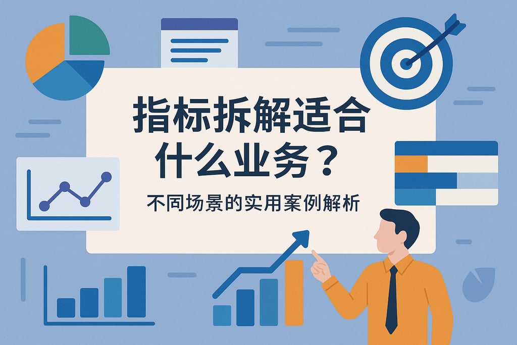 指标拆解适合什么业务？不同场景的实用案例解析
