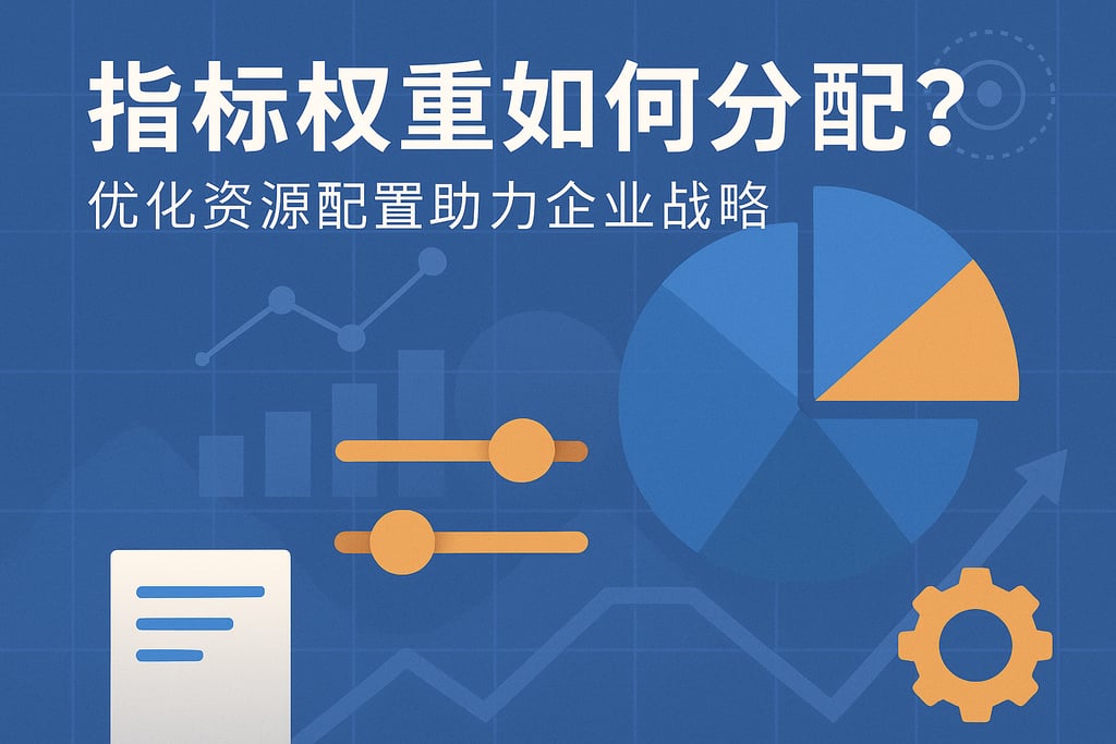 指标权重如何分配？优化资源配置助力企业战略