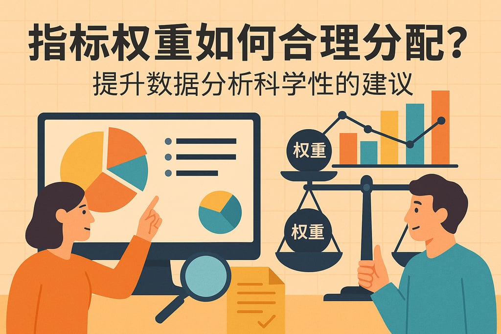 指标权重如何合理分配？提升数据分析科学性的建议