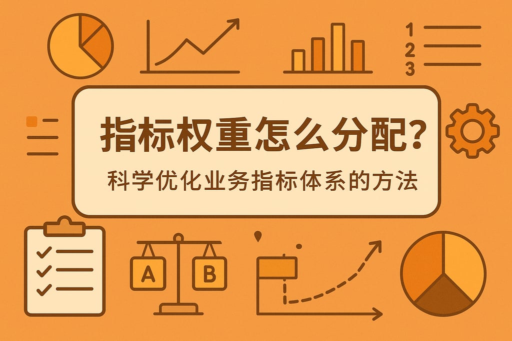 指标权重怎么分配？科学优化业务指标体系的方法