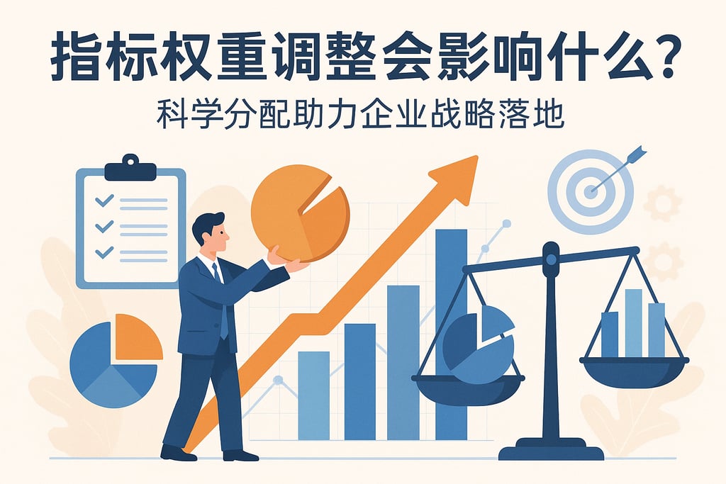 指标权重调整会影响什么？科学分配助力企业战略落地