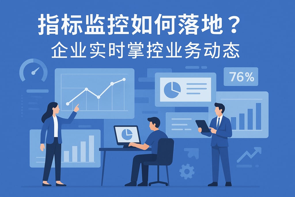 指标监控如何落地？企业实时掌控业务动态