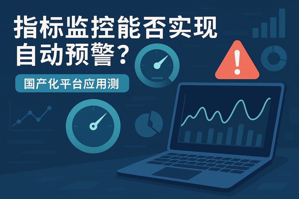 指标监控能否实现自动预警？国产化平台应用评测