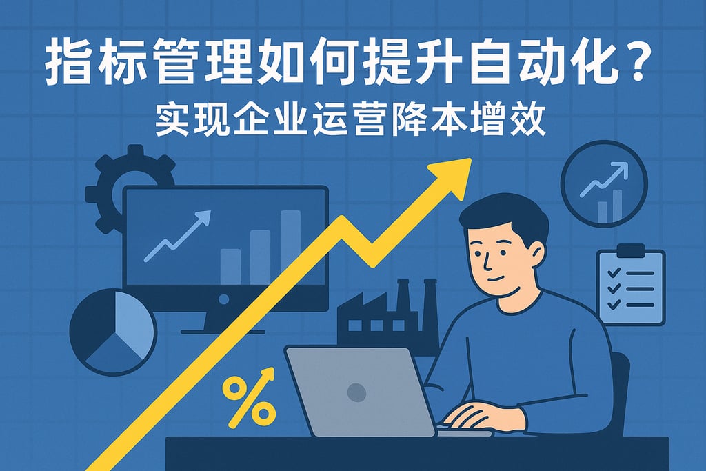 指标管理如何提升自动化？实现企业运营降本增效