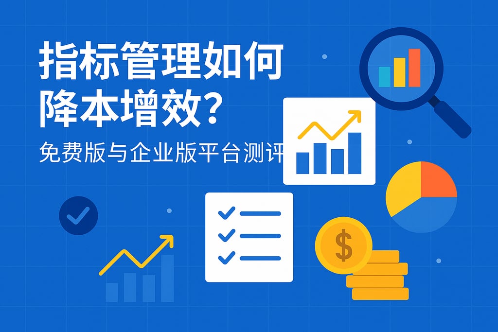 指标管理如何降本增效？免费版与企业版平台测评